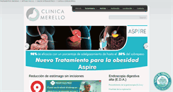 Desktop Screenshot of clinicamerello.com